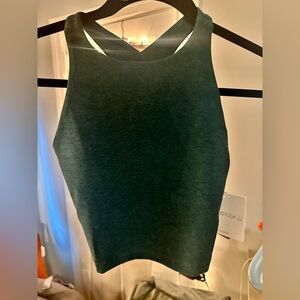 Beyond Yoga Forest Green Crop Top